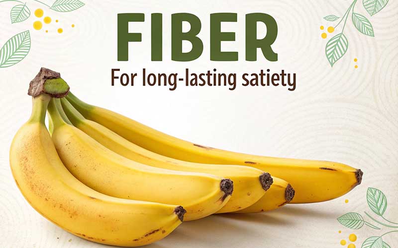 موز: فیبری برای سیری طولانی مدت
