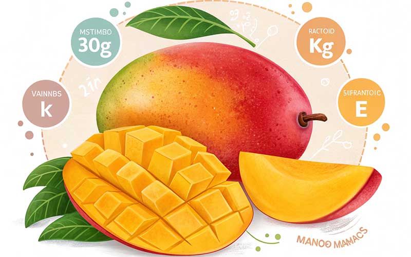 انبه: ویتامین‌ها و فیبر در یک بسته رنگارنگ