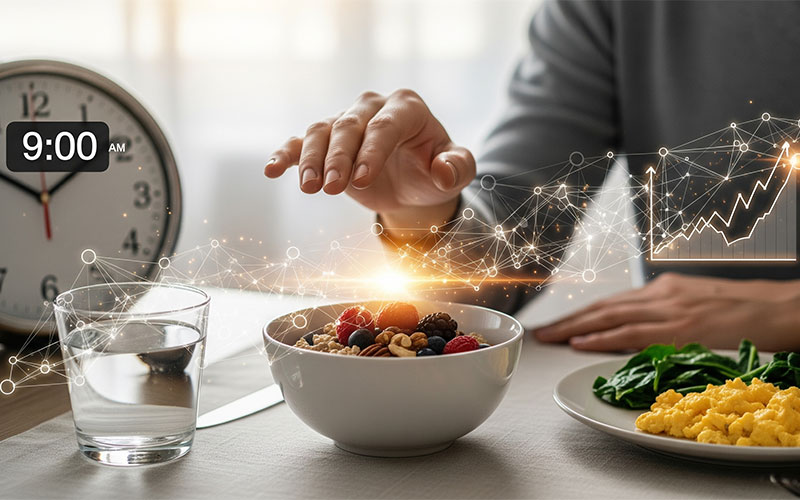 پنجره طلایی صبحانه برای چربی سوزی