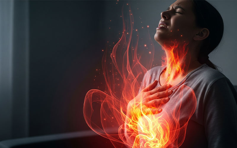 وقتی اسید سرکش می‌شود: علائم هشدار رفلاکس معده